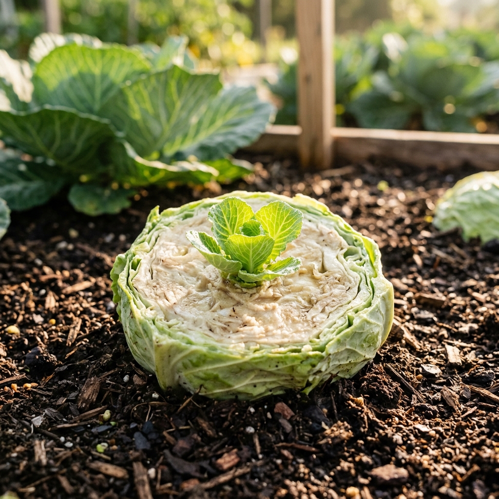 【無限ループ】キャベツは一度で終わらない!「二度採り」で食料を最大化する。